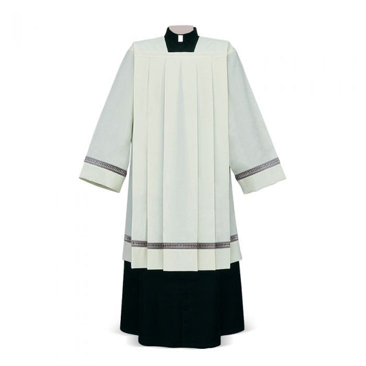 Gigliuccio Ivory Cotta with Single Embroidered Band