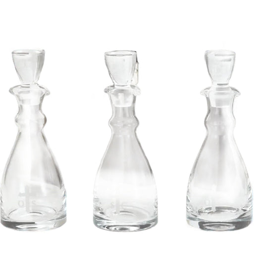 3pc. Chrismal Bottles