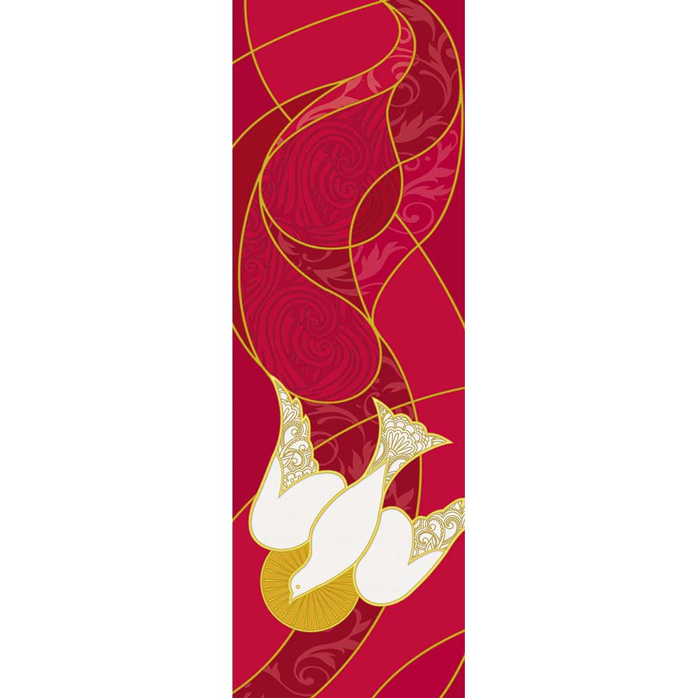 Descending Dove Banner