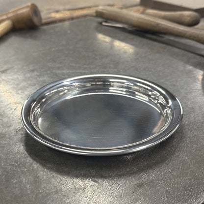 Small 170mm Round Pewter Tray