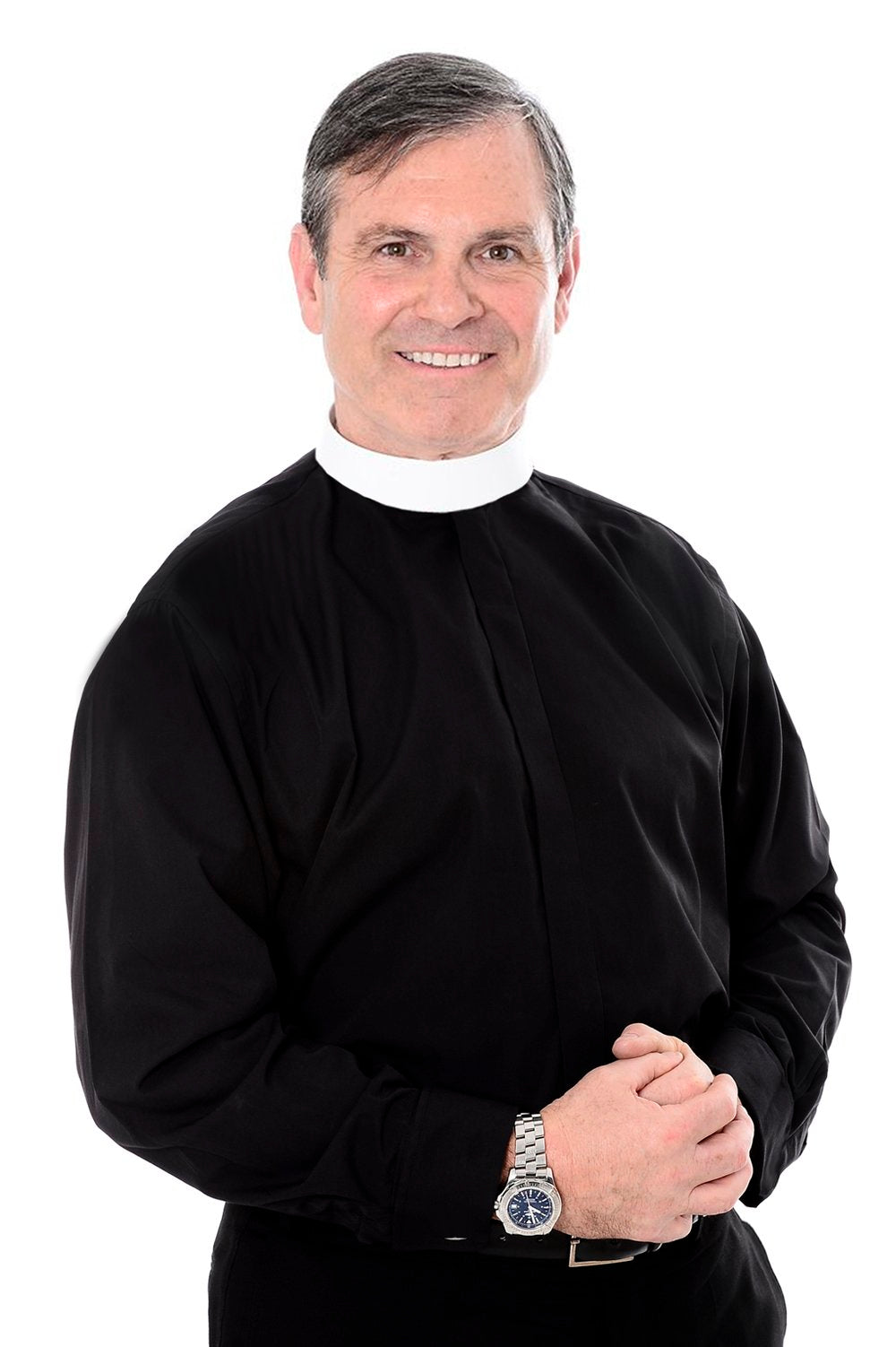 Tunic Fly Front Clerical Shirt - Long Sleeve
