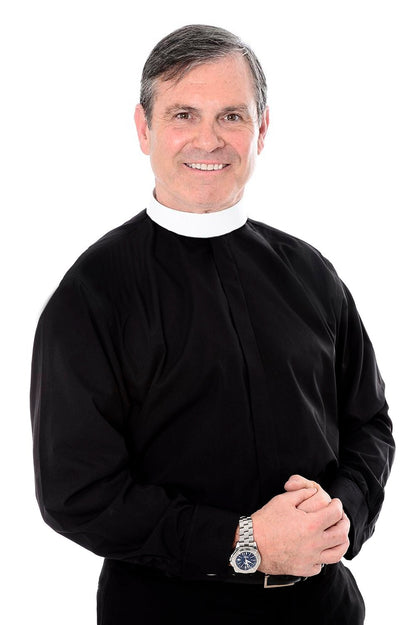 Tunic Fly Front Clerical Shirt - Long Sleeve