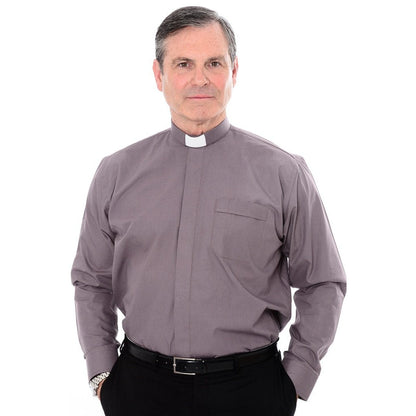 1 Inch Tunnel Collar Clerical Shirt - Long Sleeve