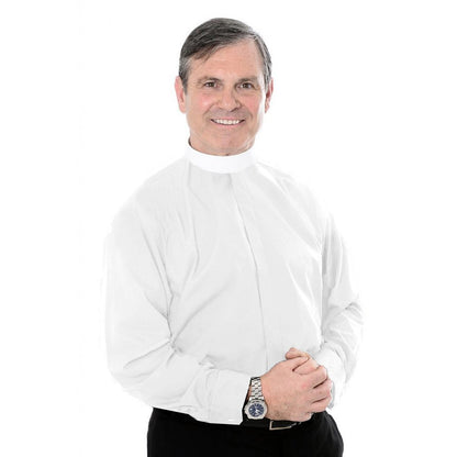 Tunic Fly Front Clerical Shirt - Long Sleeve