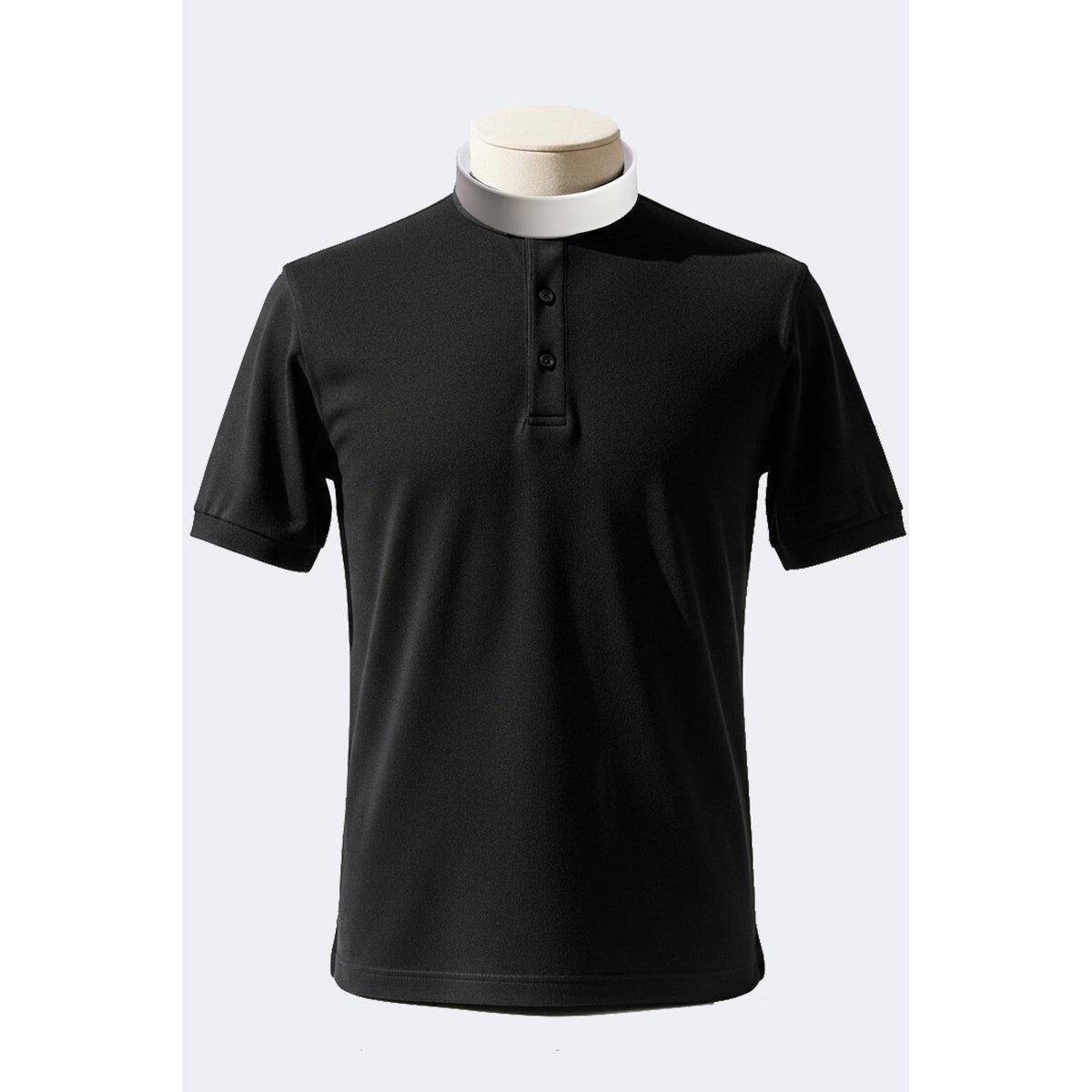 Dual Collar Clerical Polo Shirt – Short Sleeve