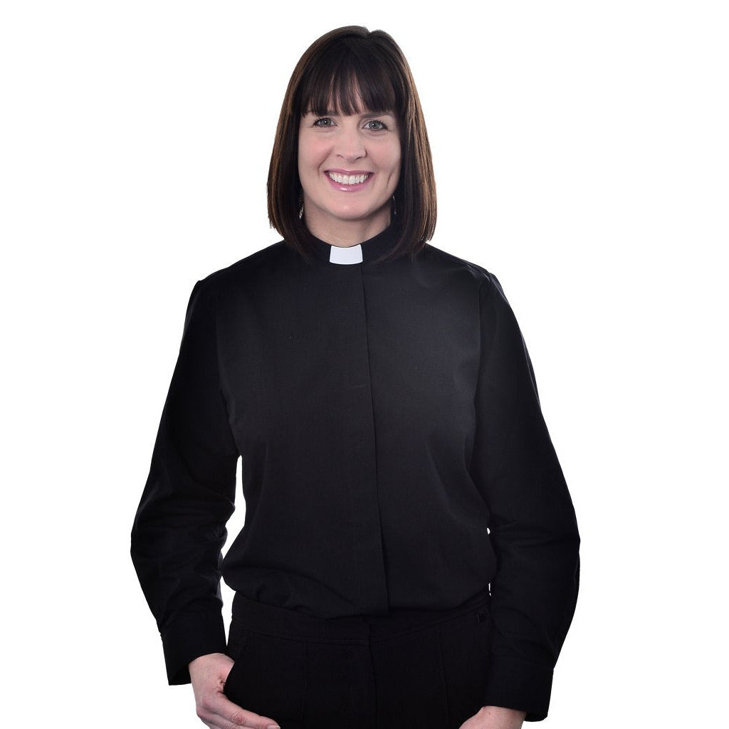 Women's Eco Tunnel Clerical Shirt - Long Sleeve