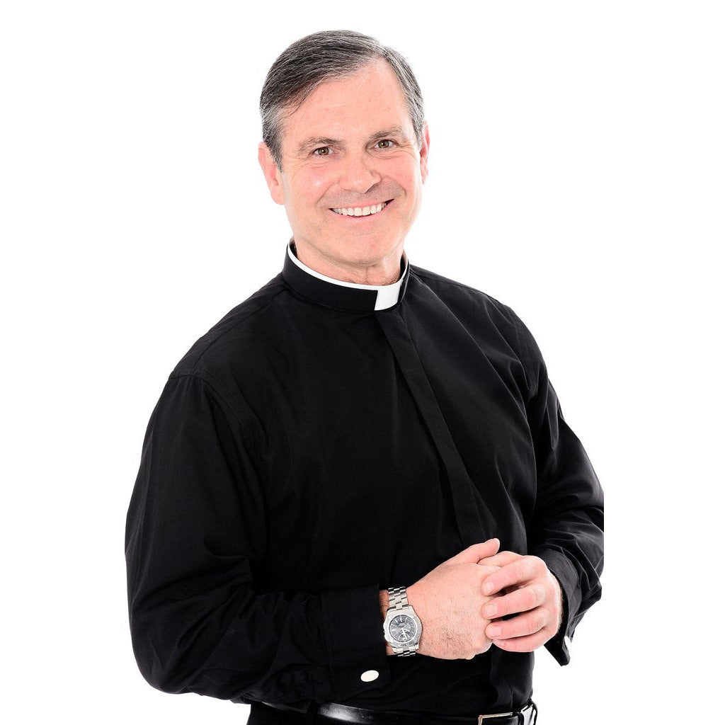 Tonsure Clerical Shirt – Long Sleeve – Double Cuff