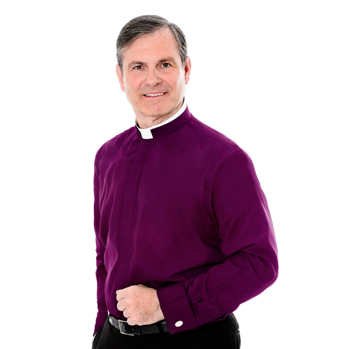 Tonsure Clerical Shirt – Long Sleeve – Double Cuff