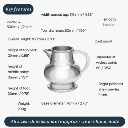 Small Pewter Water Jug