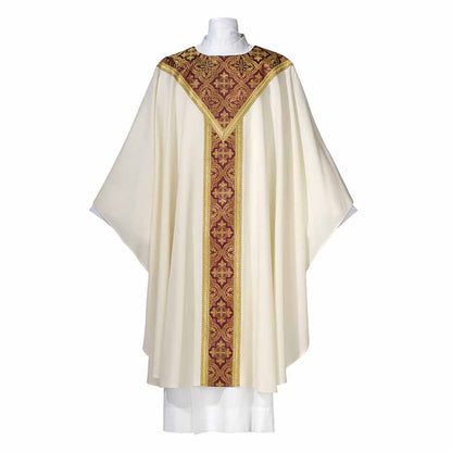 Opus-Fabric Chasuble Plain Neckline - Available in 5 Colours