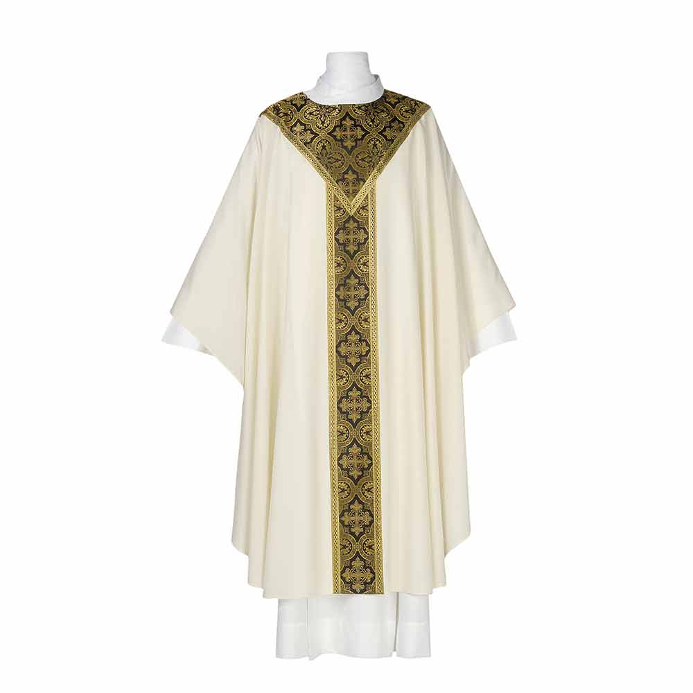 Opus-Fabric Chasuble Plain Neckline - Available in 5 Colours
