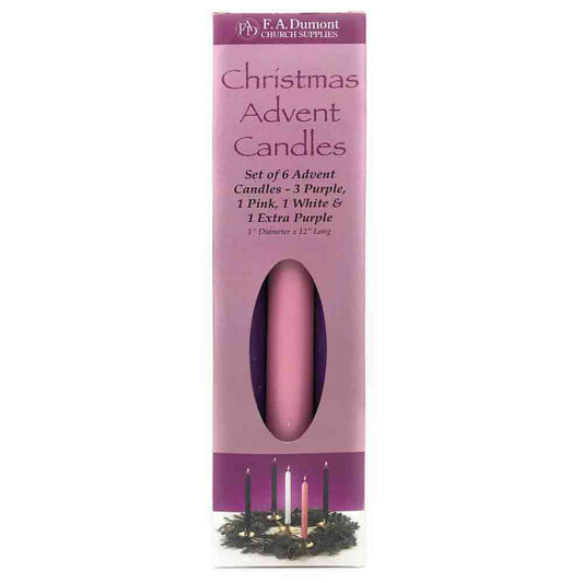1" x 12" Advent Candles