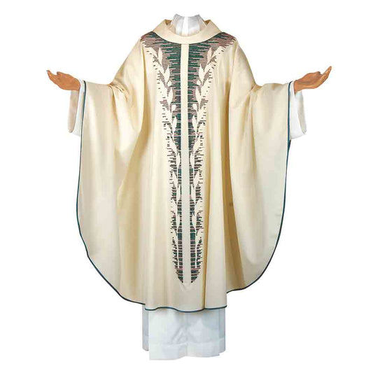 Chasuble with Olive Branches - Available in 4 Liturgical Colours