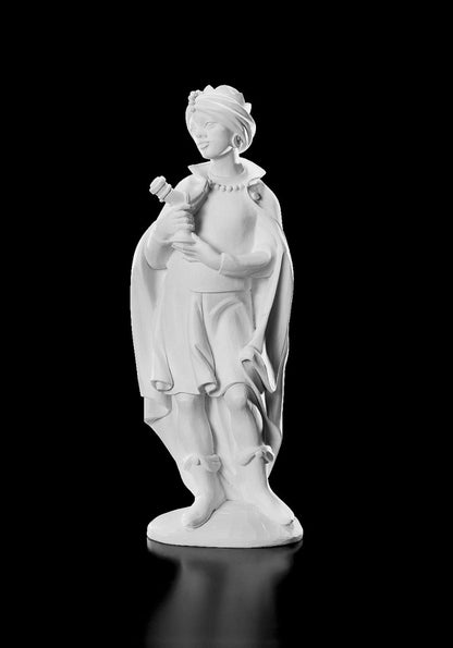 12 Piece White Resin Nativity