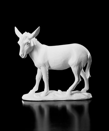 12 Piece White Resin Nativity