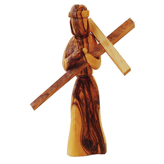 4” Jesus Carrying The Cross Statue