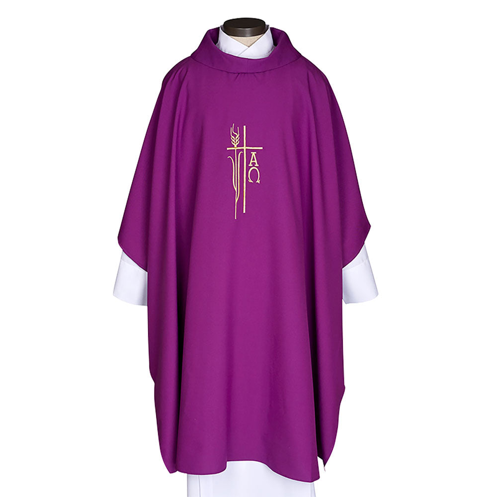 Monastic Cowl Neck Chasuble - Available in 5 Litugical Colours