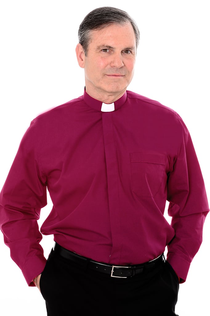 1 Inch Tunnel Collar Clerical Shirt - Long Sleeve