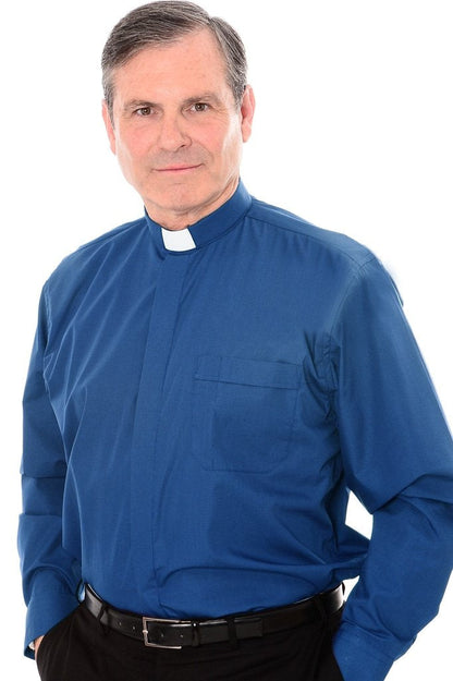 1 Inch Tunnel Collar Clerical Shirt - Long Sleeve