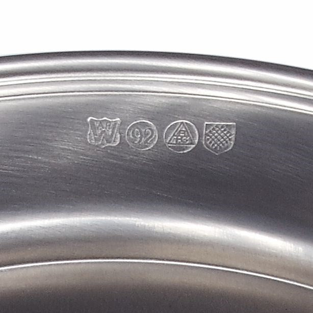 Small Antique Finish Pewter Plate