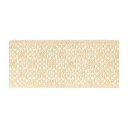 Plissé Alb with Interlaced Geometric Lace Edition