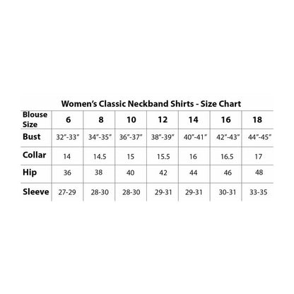 R. J. Toomey Women's Classic Neckband Shirt Short Sleeve