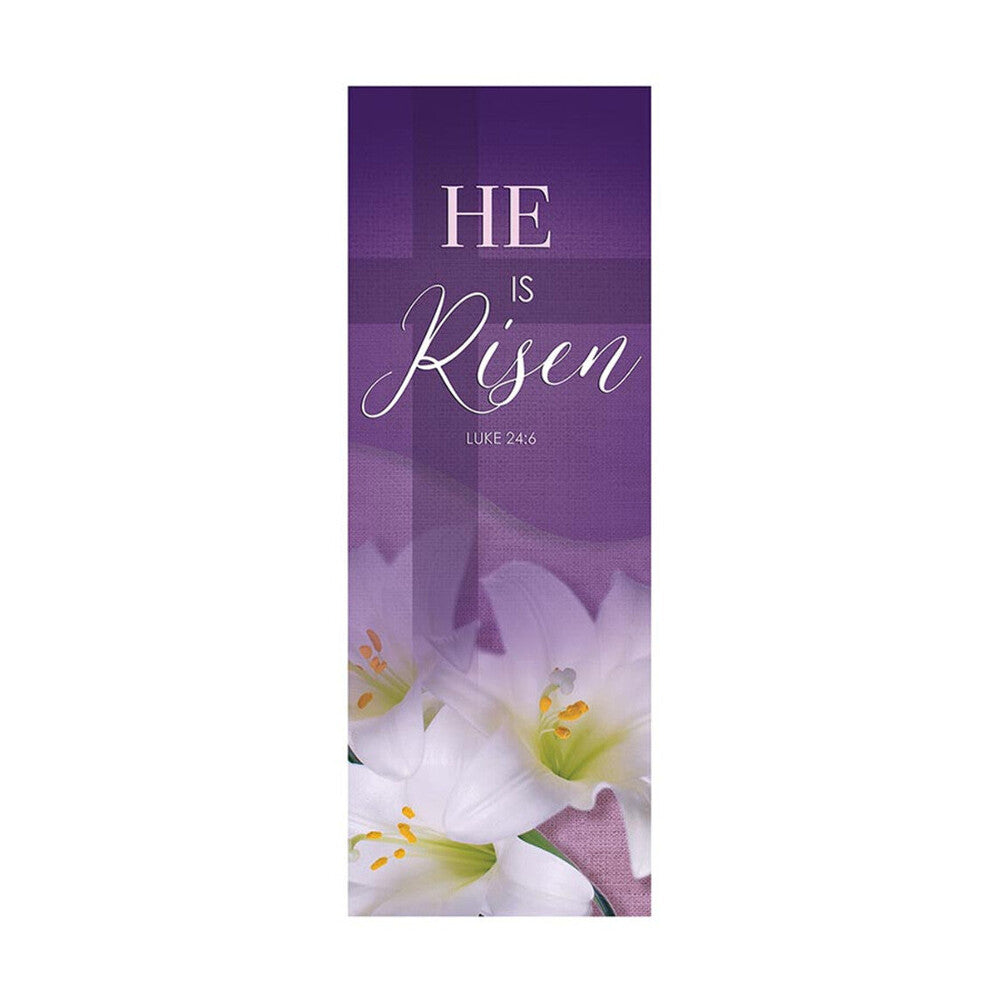 He Is Risen X-Stand Banner