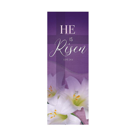 He Is Risen X-Stand Banner
