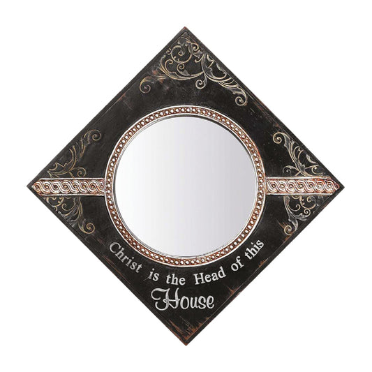 Christ Is The Head Of This House Wall Mirror