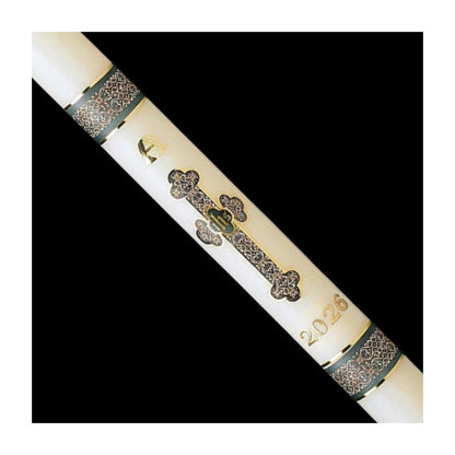 Budded Cross Paschal Candle