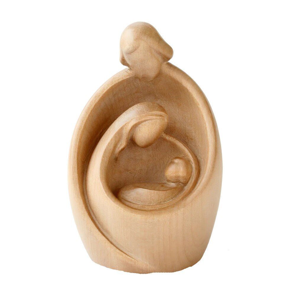 Modern Style Nativity Scene in wood