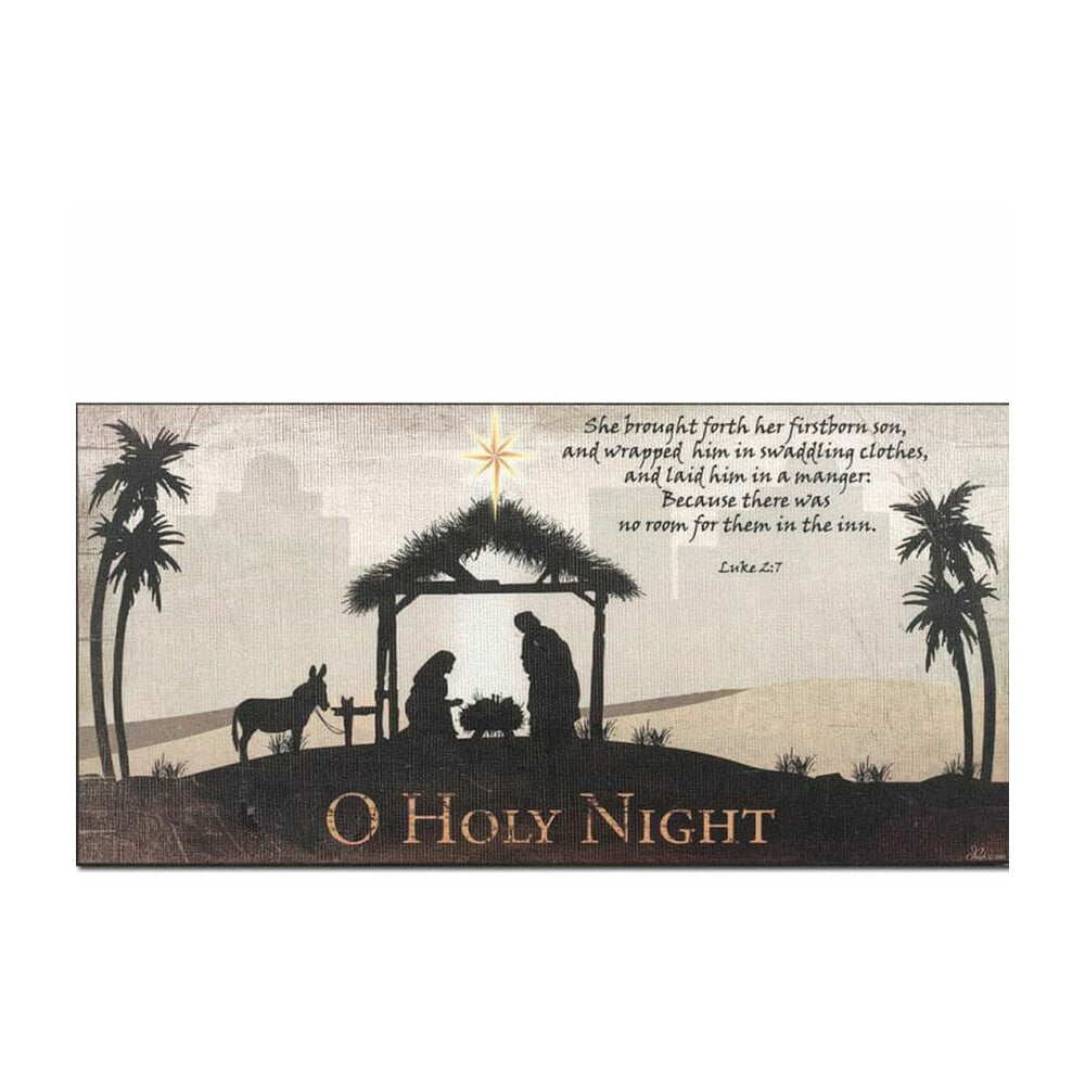 "O Holy Night" Nativity Wall Art