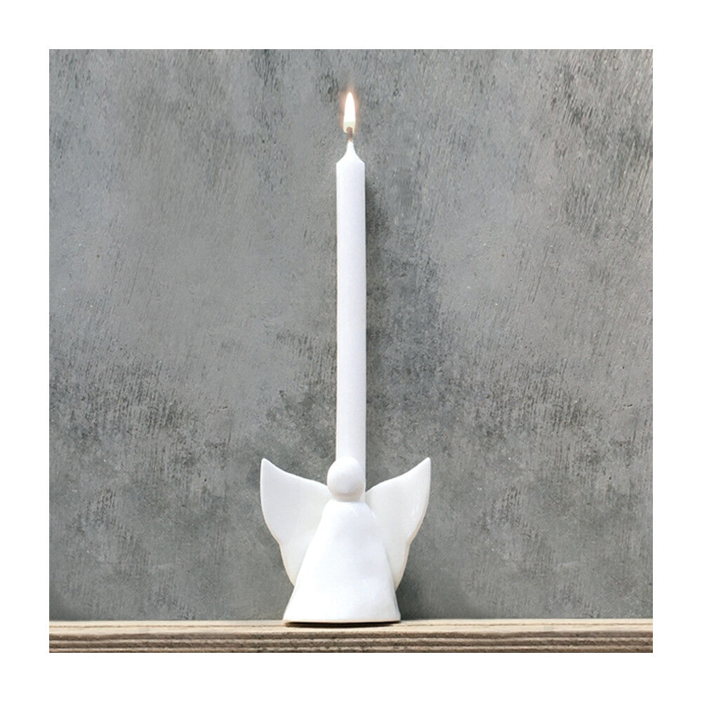 Candle With Holder - Angel