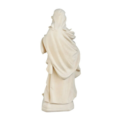 Saint Ottilia Hand-Carved Wood Statue | Val Gardena
