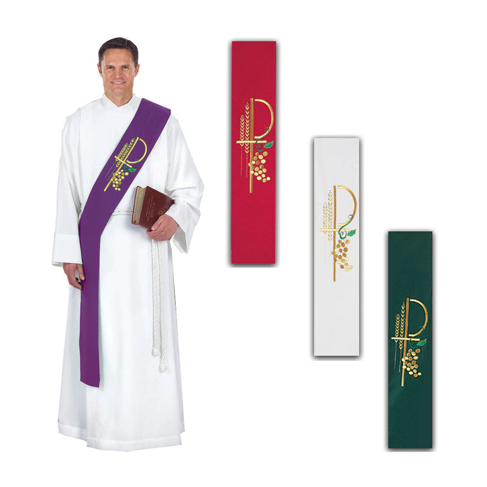Chi Rho Deacon Stole