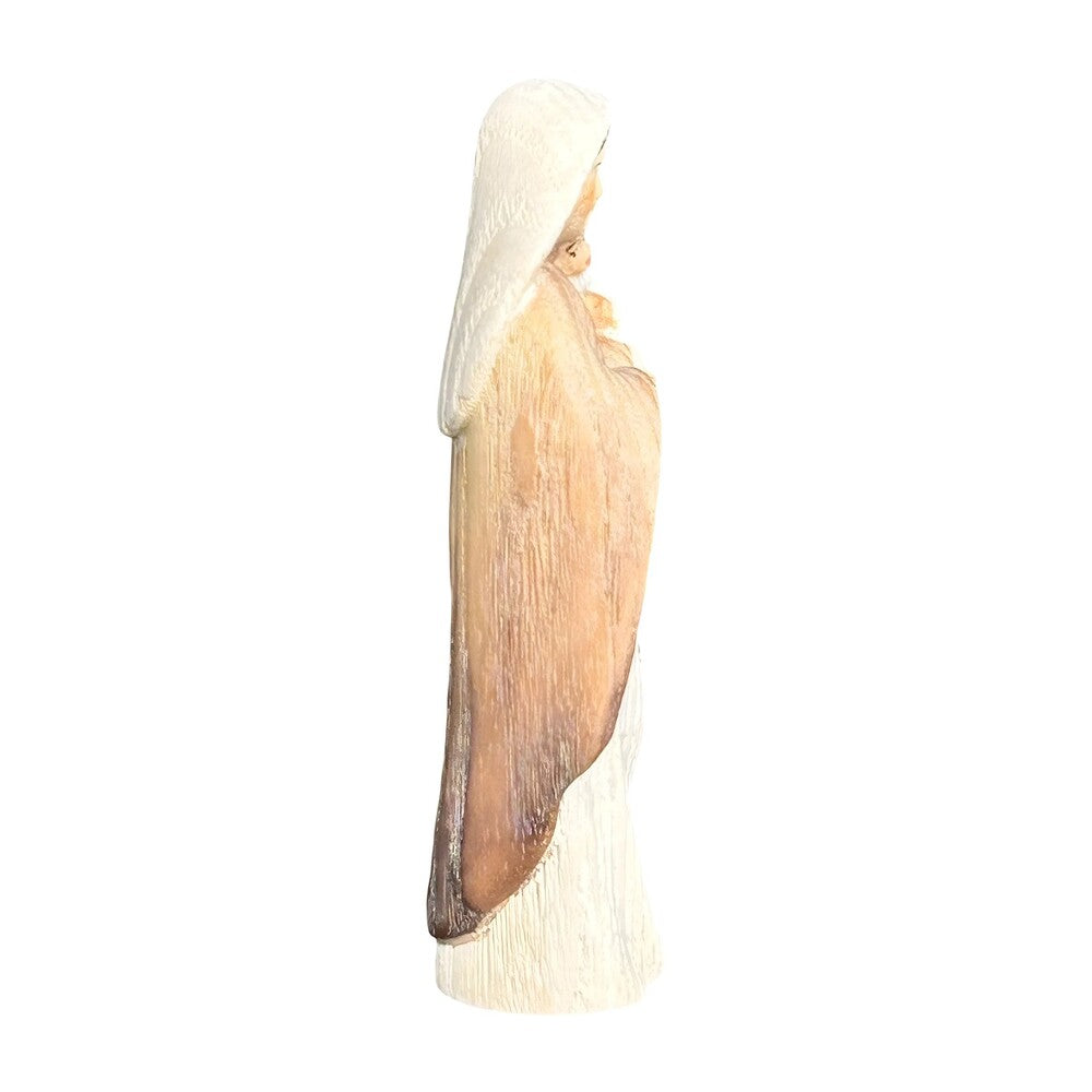 Modern Madonna and Child Sculpture in Maple and Lime wood Val Gardena