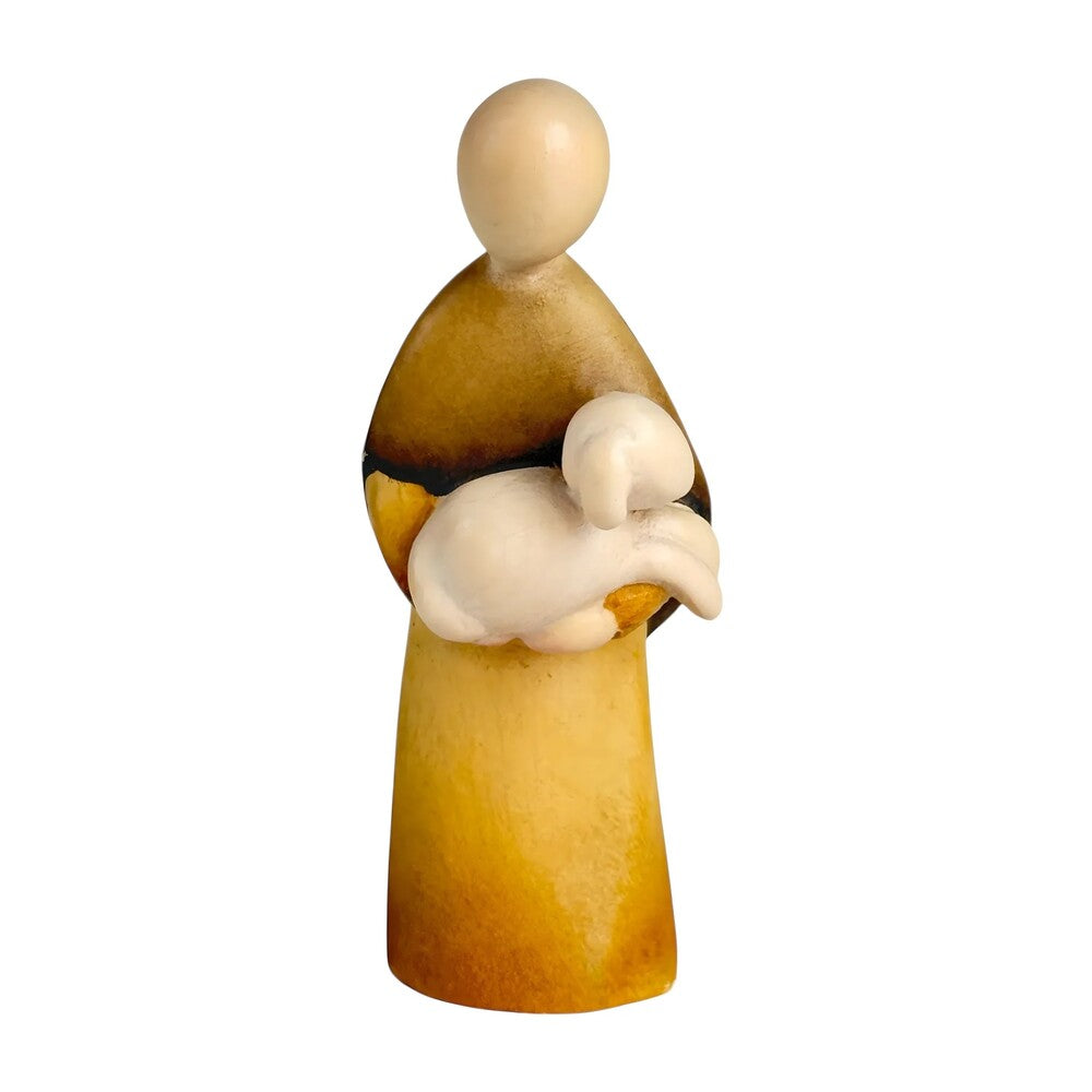 Shepherd boy with Lamb - Maple Wood