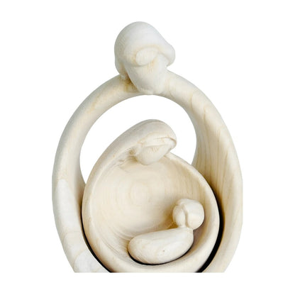 Sacred Family Modern Minimalist Nativity Scene - Wood Sculpture