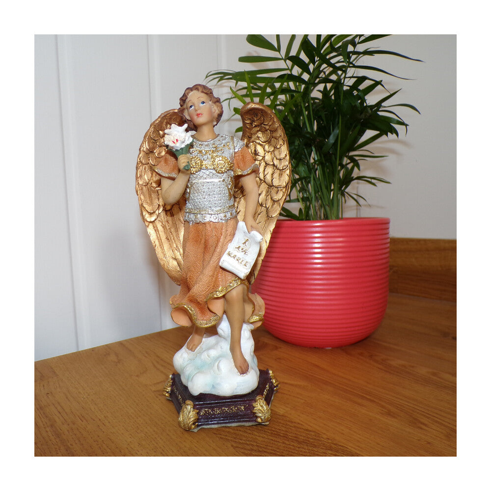 8" St Gabriel Statue