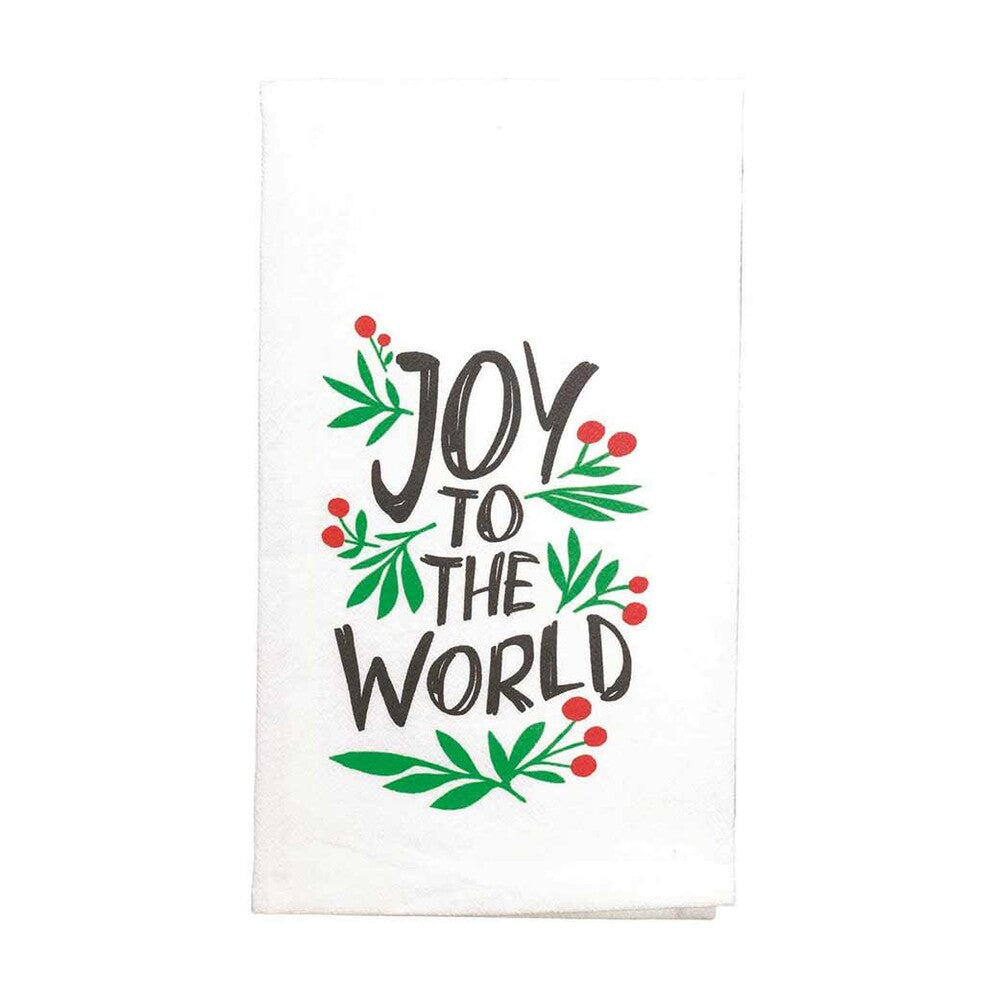Joy To The World Cotton Flour Sack Towel