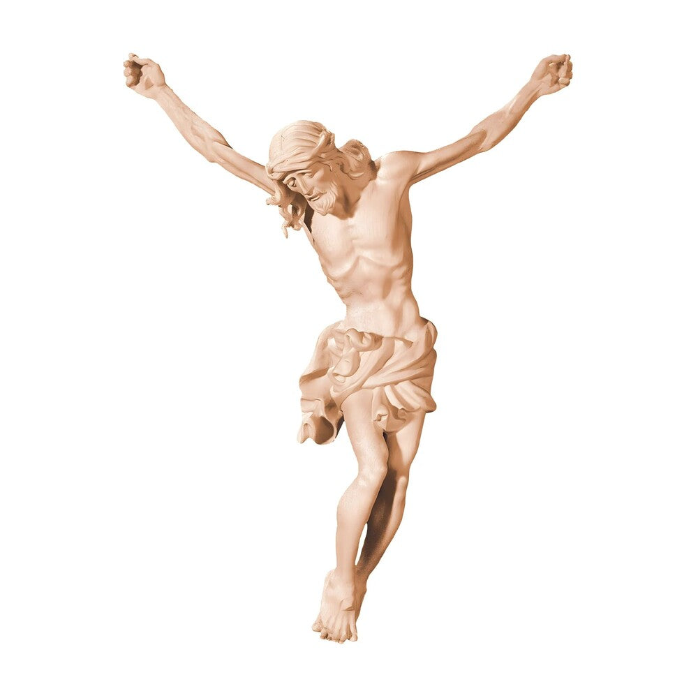 Hand Carved Baroque Corpus of Christ in Val Gardena Wood