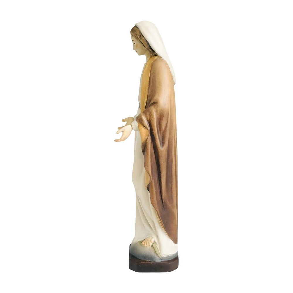 Wooden Sculpture Immaculate Conception Madonna from Val Gardena