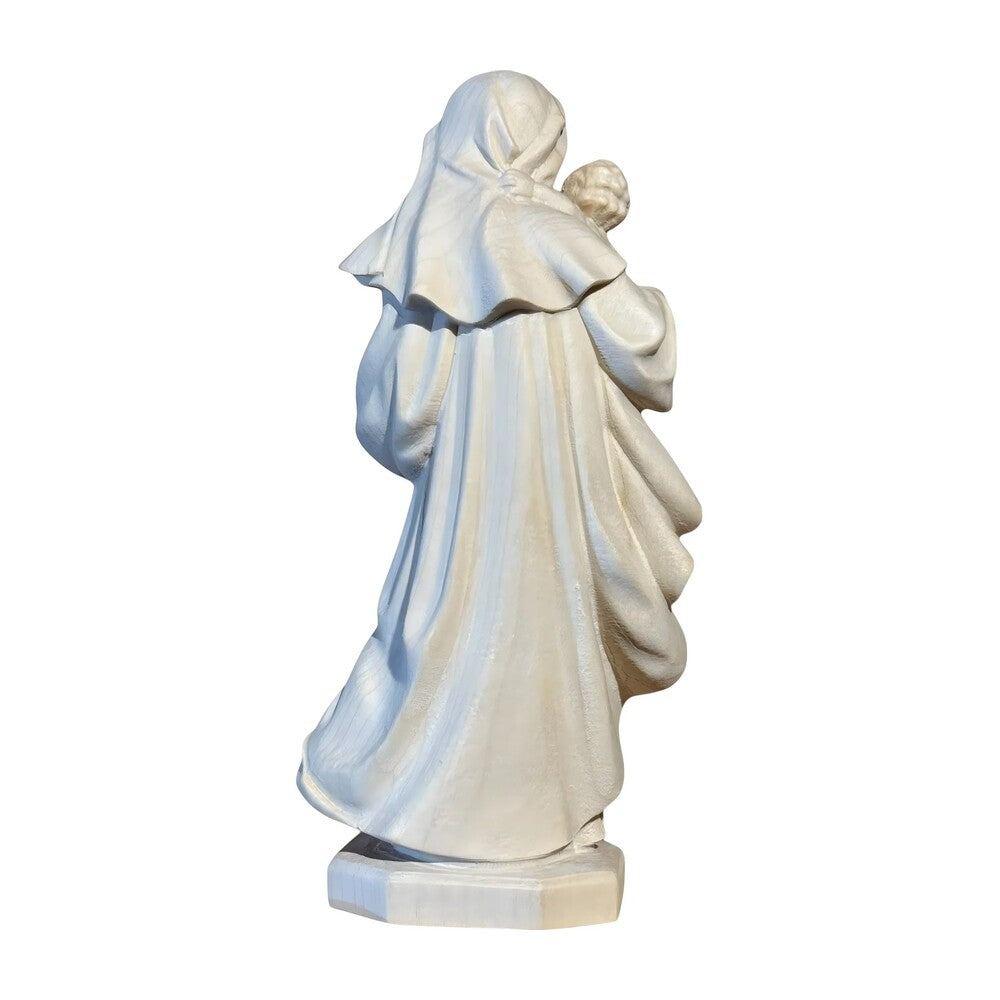 Statue Our Lady of Reverence carved in Val Gardena Wood