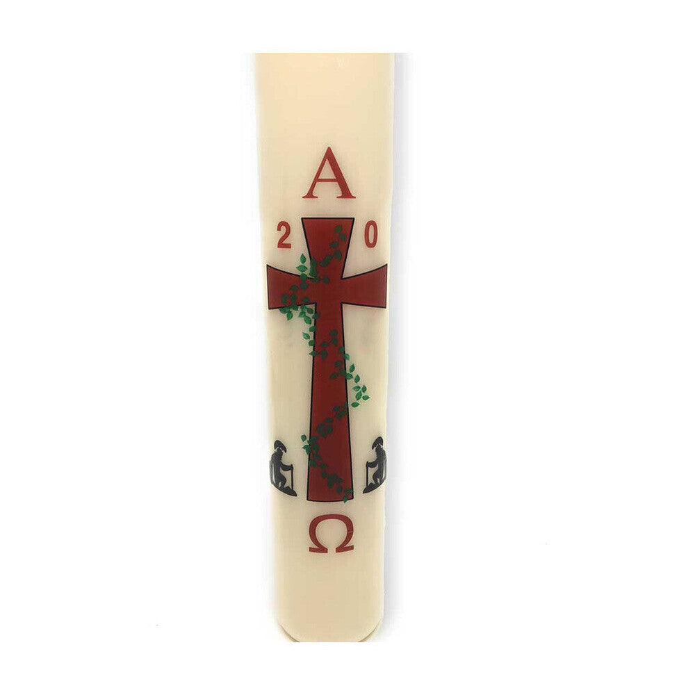 Cross with Roman Soldiers Paschal Candle