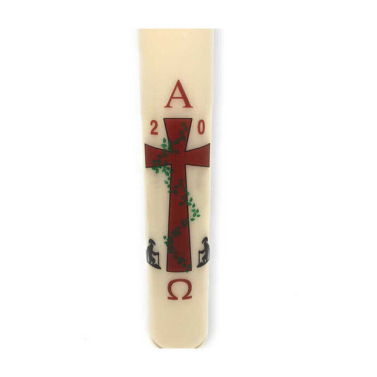 Cross with Roman Soldiers Paschal Candle
