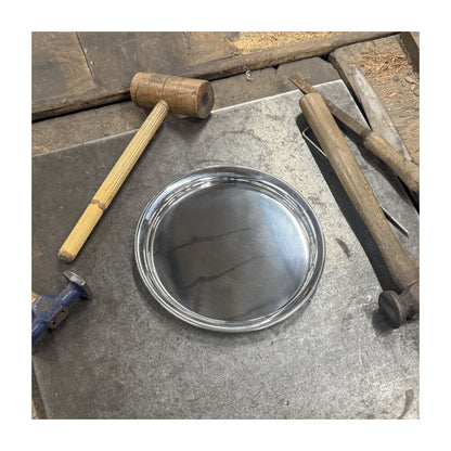 Medium 240mm Round Pewter Tray