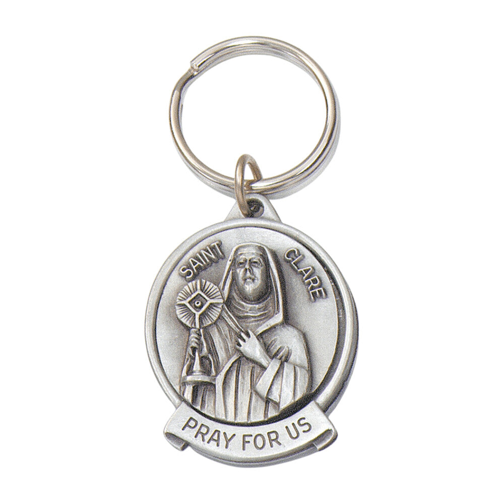 St Clare Keyring