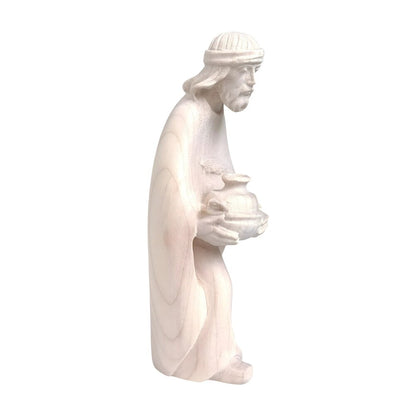 Shepherd with Vase in Maple Wood