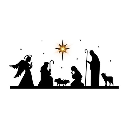 3" x 12" Home Christmas Panoramic Candle
