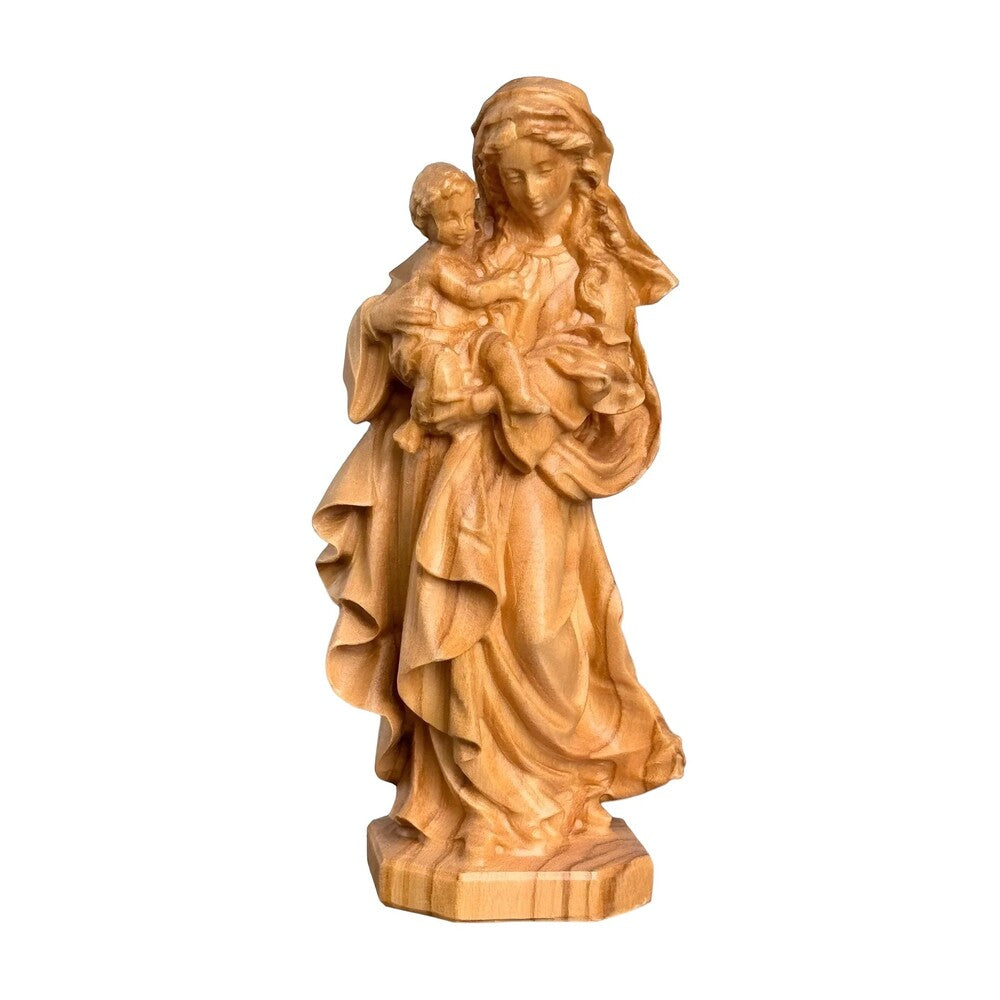 Statue Our Lady of Reverence carved in Val Gardena Wood